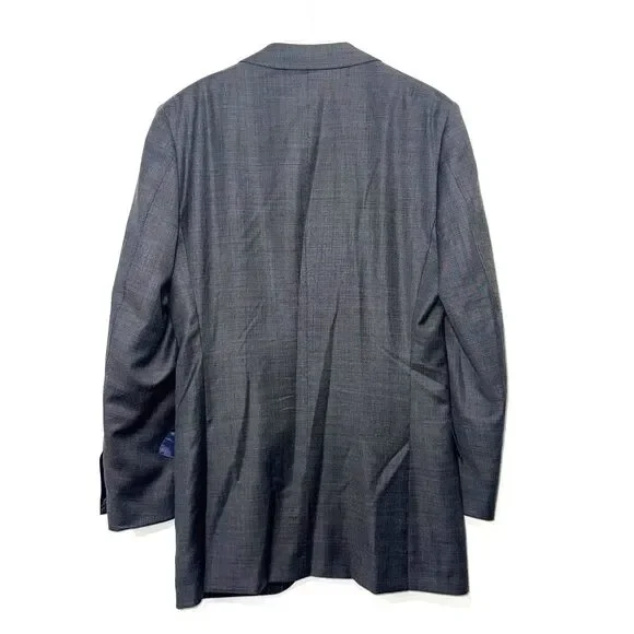 SUITSUPPLY Washington Single Breasted Extra Slim Blazer Jacket - Gray 38L